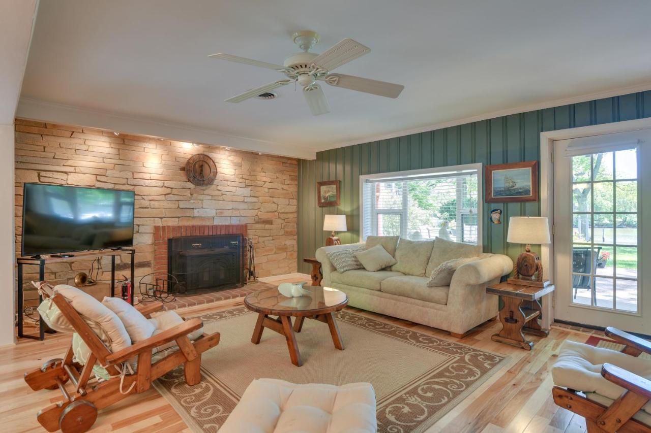 Waterfront Annapolis Home Fire Pit And Fishing Pier Bagian luar foto