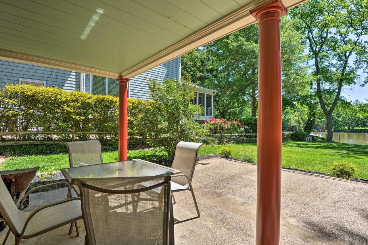 Waterfront Annapolis Home Fire Pit And Fishing Pier Bagian luar foto